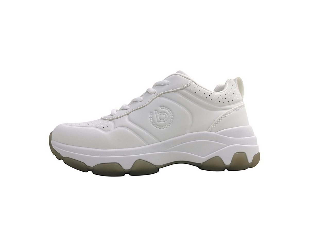 Bugatti sportlicher Schnürer Schnürschuh (weiß)