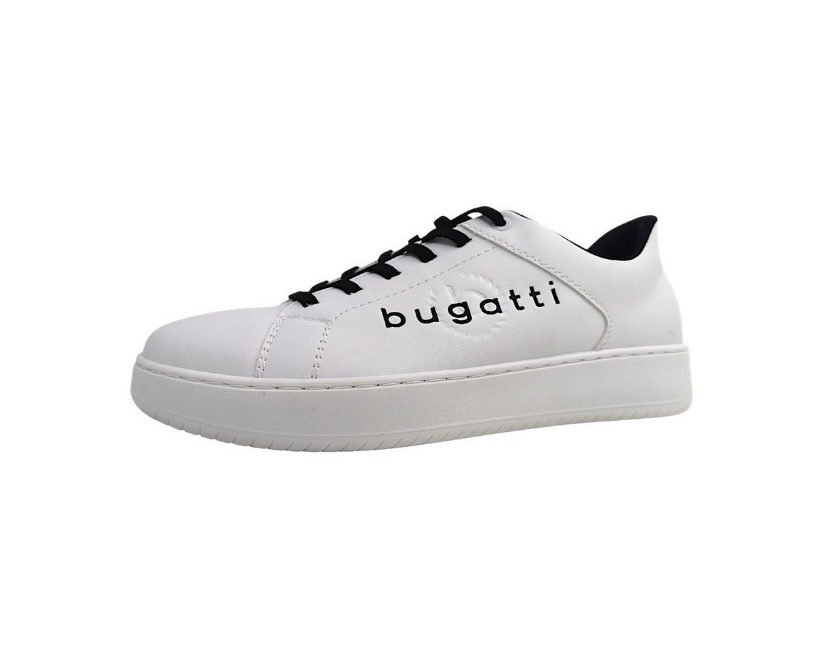 Bugatti sportlicher Schnürer Schnürschuh (weiß)
