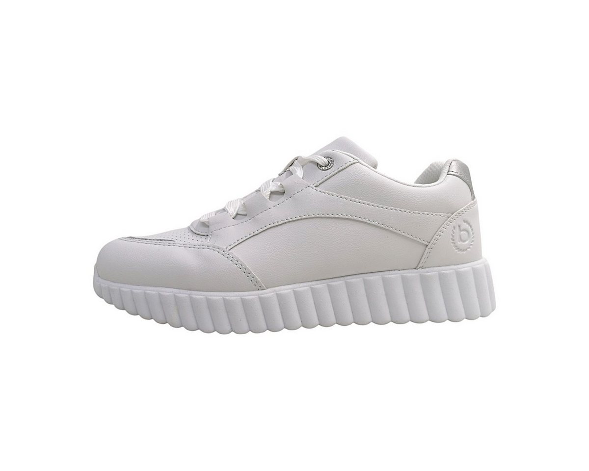 Bugatti sportlicher Schnürer Schnürschuh (weiß)