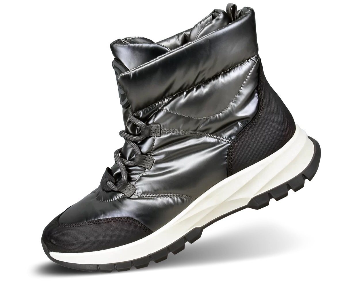 Bugatti Stiefel Athena Tex metallics grau Damen Winterstiefel