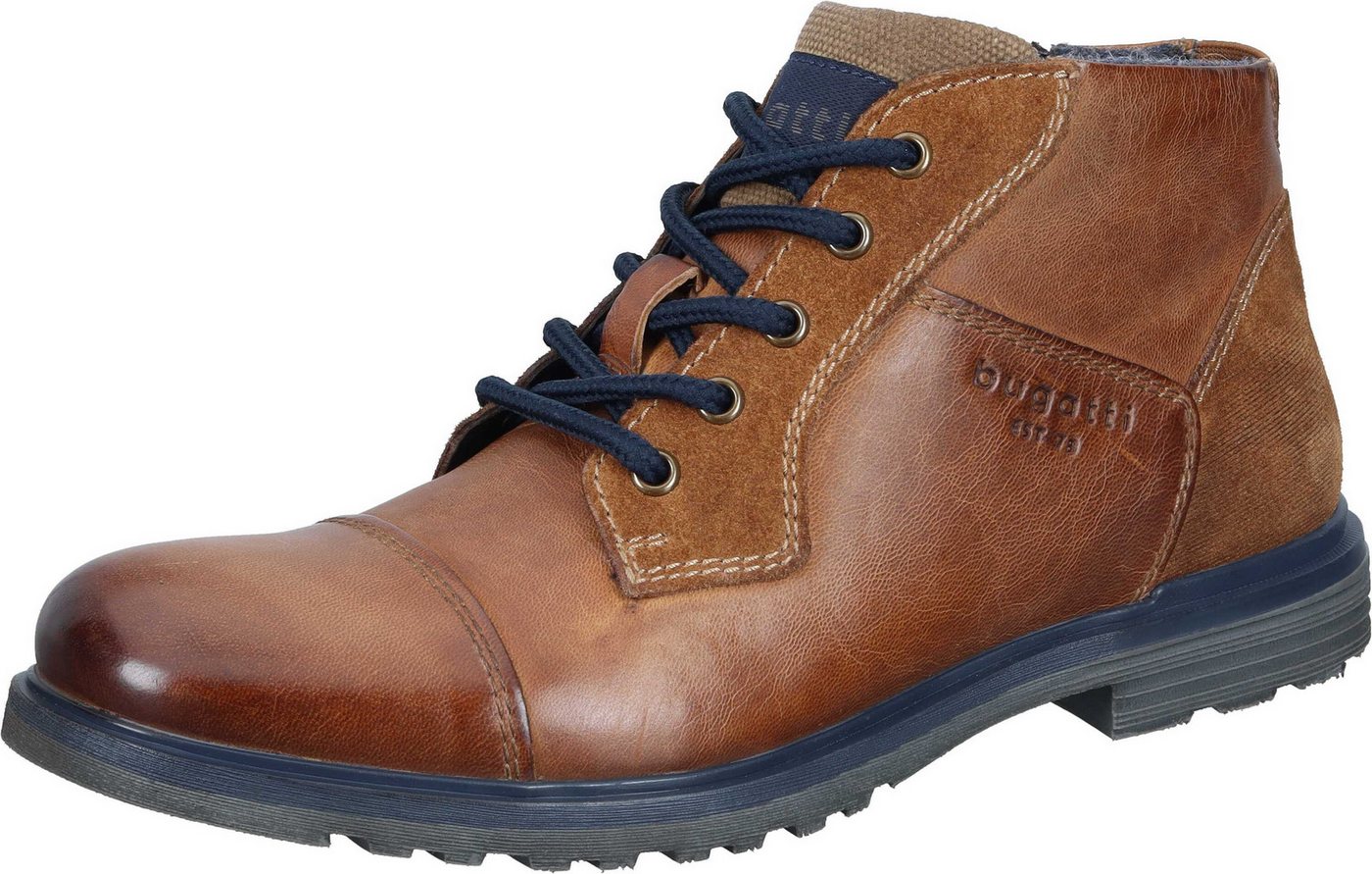 Bugatti Stiefel Stiefel aus Nubukleder