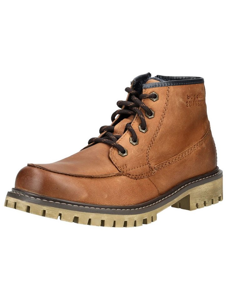 Bugatti Stiefelette Leder Schnürstiefelette (braun)