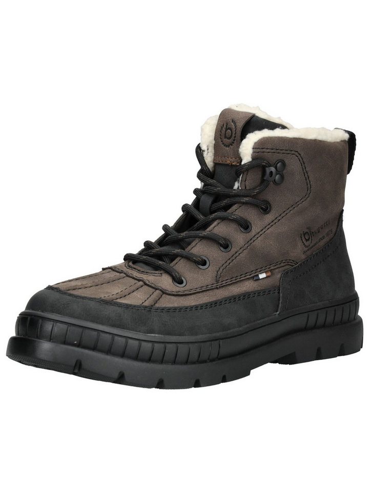 Bugatti Stiefelette Lederimitat . Schnürstiefelette (braun/schwarz)