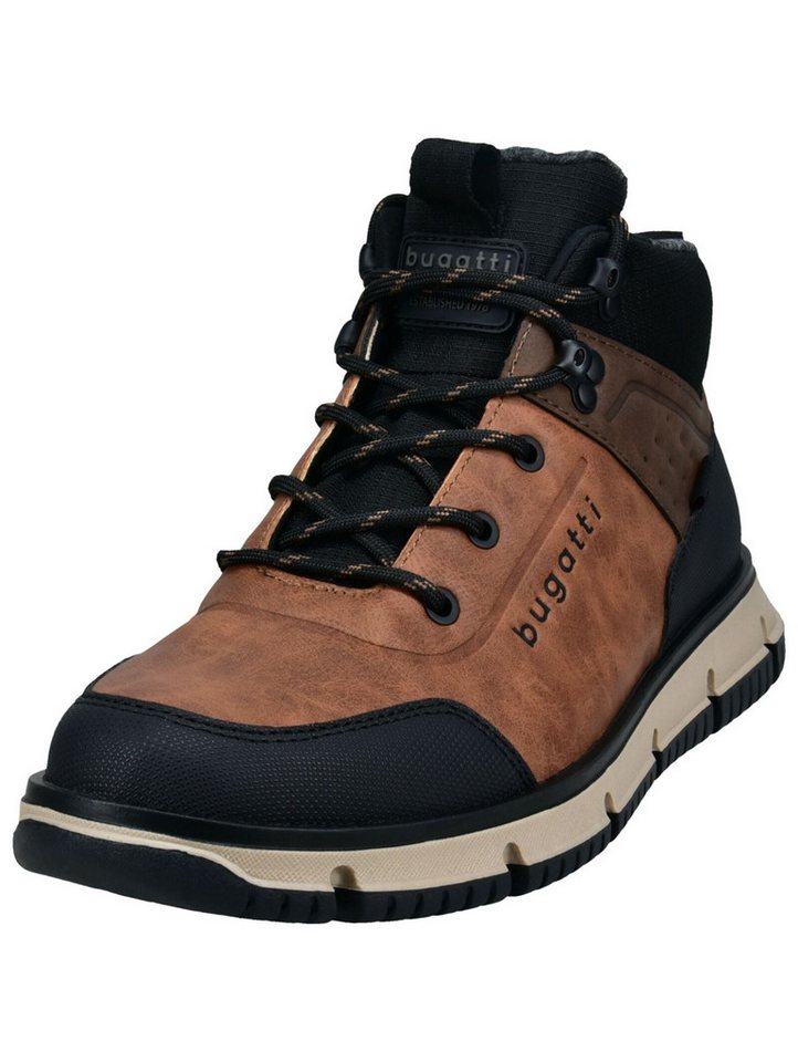 Bugatti Stiefelette Lederimitat/Textil Schnürstiefelette