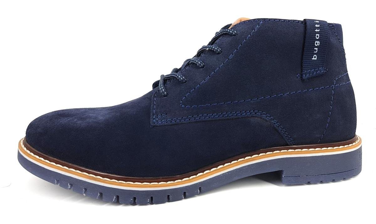Bugatti Stiefelette Schnürstiefelette (blau)