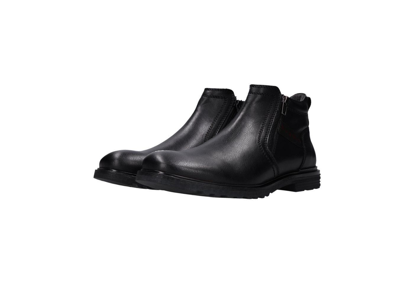 Bugatti Stiefelette Zipper Boots, Stiefelette mit Profillaufsohle - schmale Form