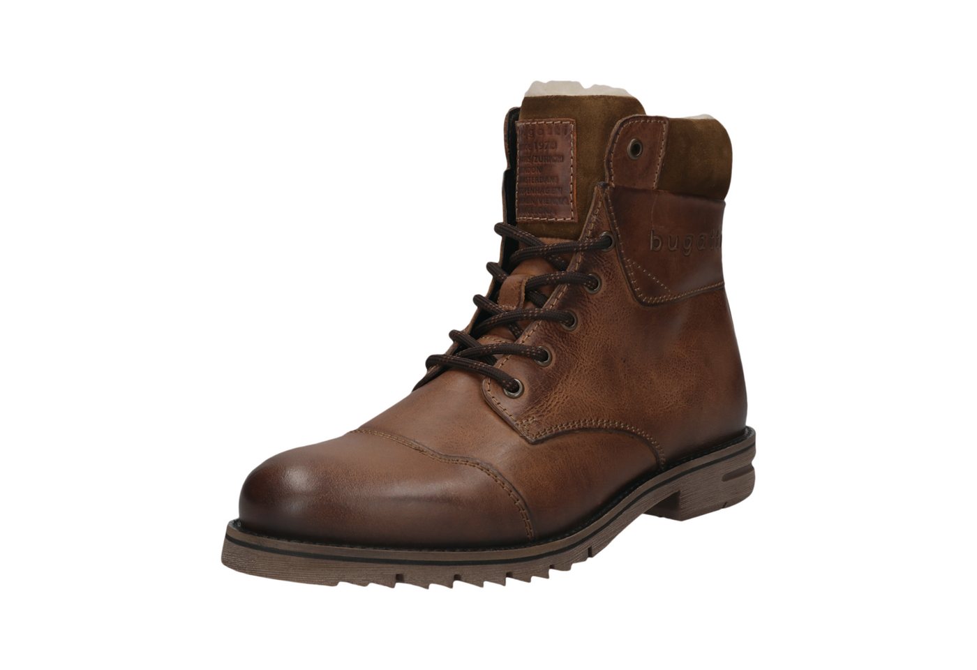 Bugatti Winterboots Schnürstiefel, Herrenboots mit Warmfutter