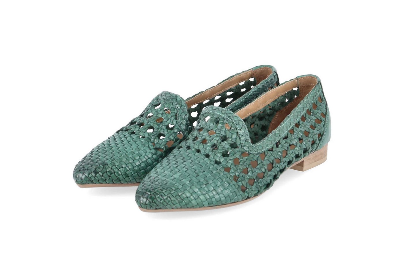Bullboxer 6NU0291901 9500 Damen Leder green Slipper