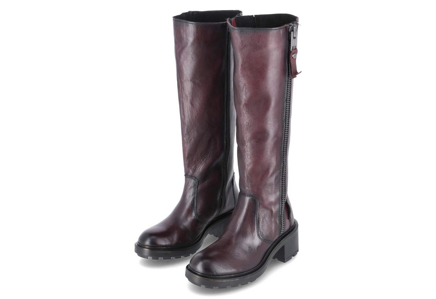 Bullboxer 6RF0091201 6200 Damen Leder bordeaux Stiefelette
