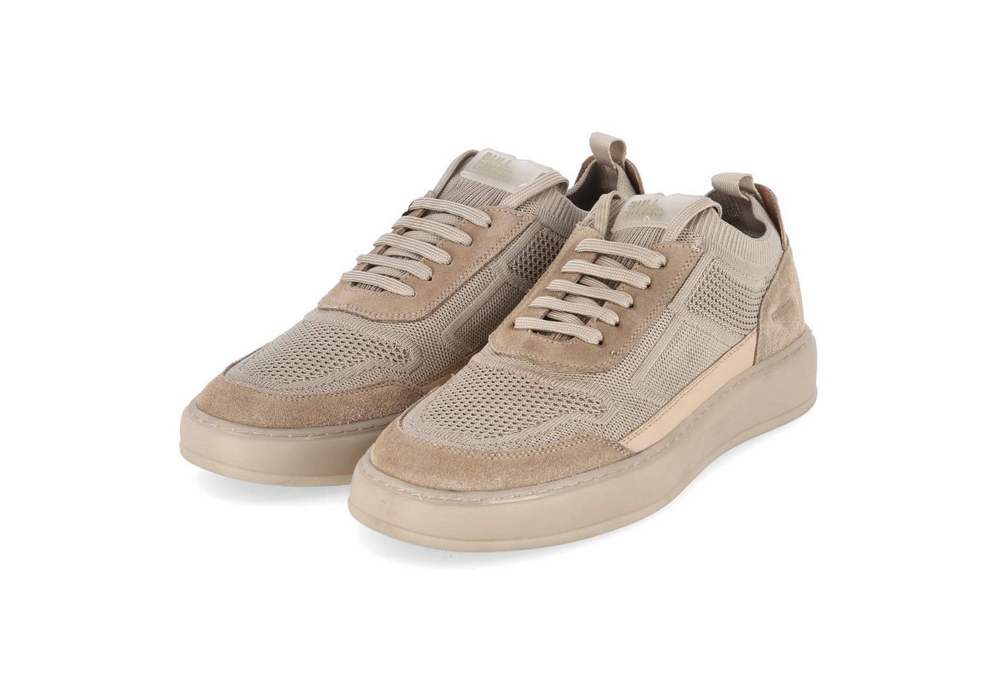 Bullboxer 7NO0270101 3400 B Herren Leder & Textil beige Sneaker