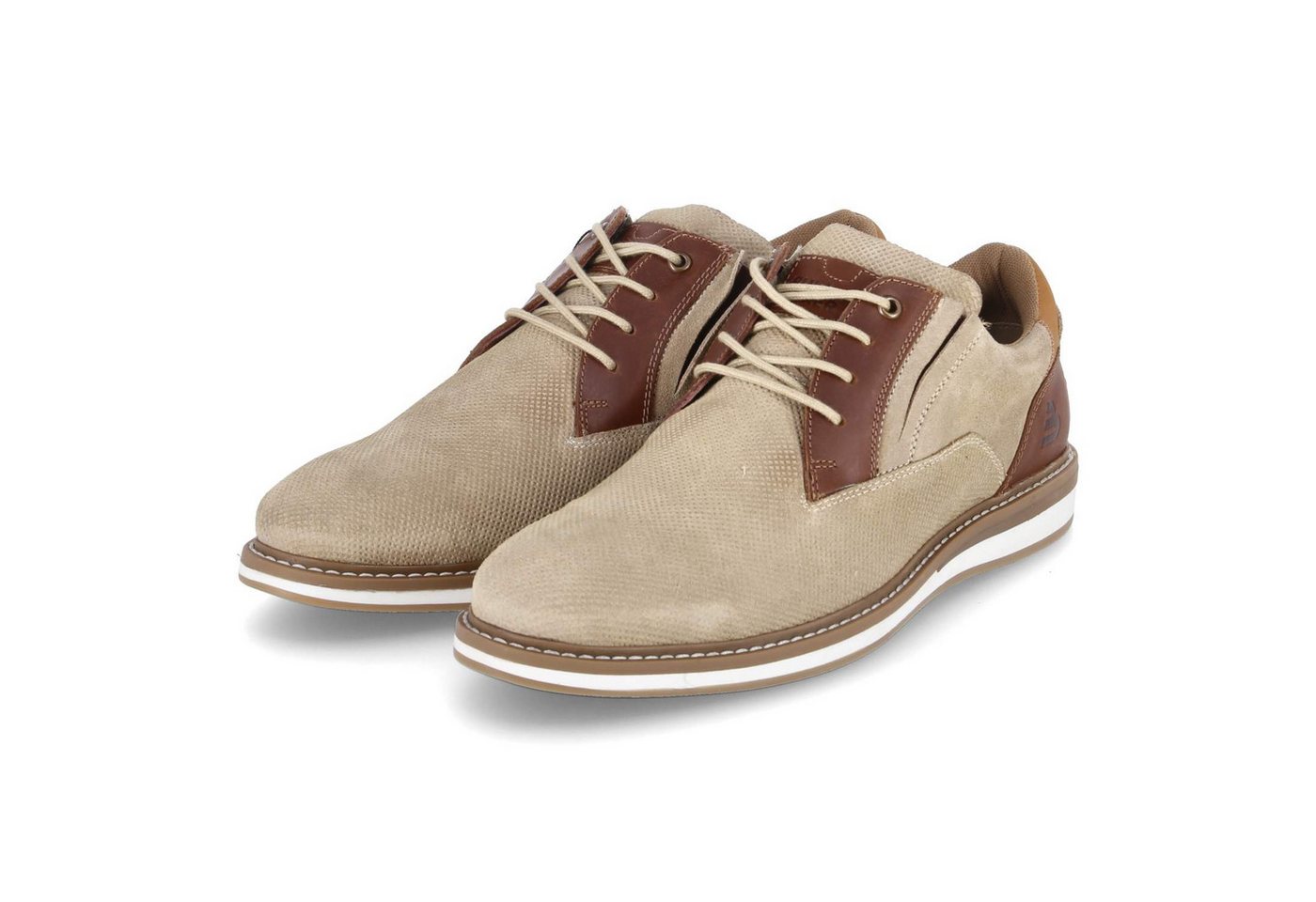 Bullboxer Halbschuhe Schnürschuh (beige)