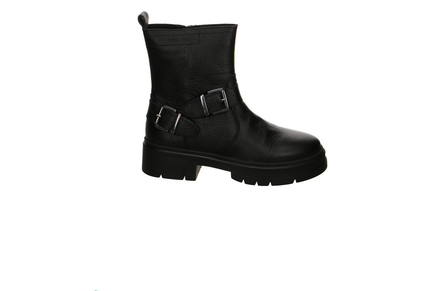 Bullboxer Leder Stiefeletten schwarz Stiefelette