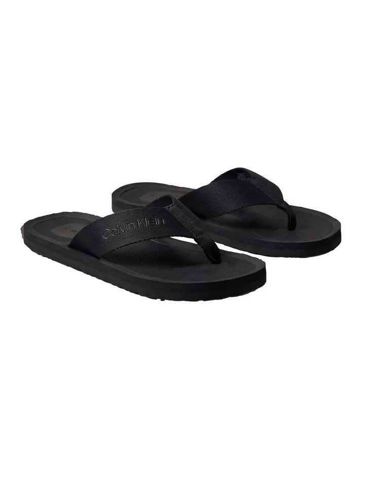 Calvin Klein CITY THONG SLIDE Zehentrenner Strandschuh, Pool Slides, Badeschuh, Flat mit Logo