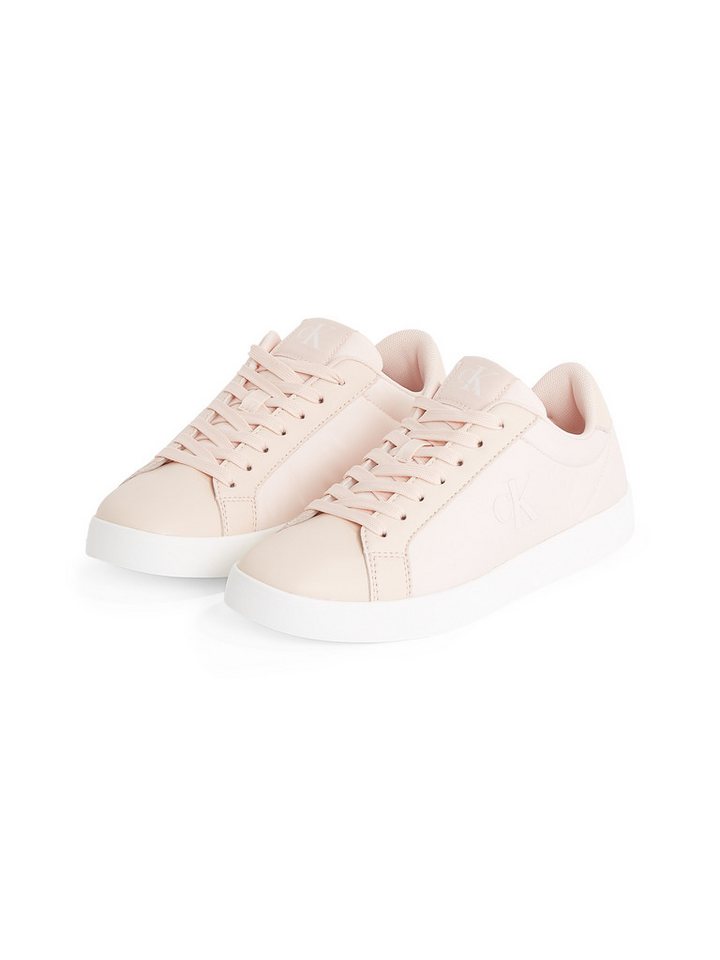 Calvin Klein Jeans 3 CUPSOLE NY WN Sneaker, Schnürschuh, Freizeitsneaker, Halbschuh mit gepolstertem Schaftrand (rosa)