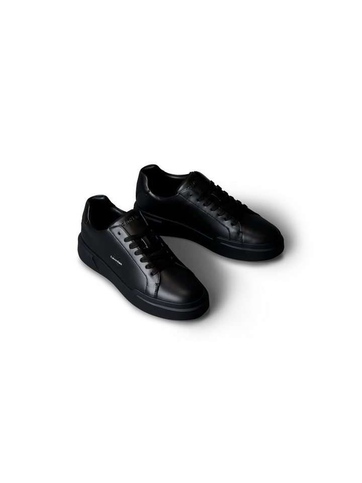 Calvin Klein Jeans CHUNKY CUPSOLE LACEUP LTH Sneaker Freizeitschuh, Halbschuh, Schnürer mit CK-Logoprägung