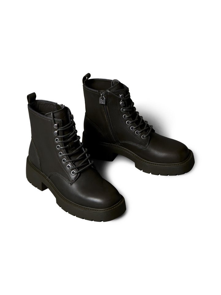 Calvin Klein Jeans CHUNKY LACE UP ZIP BOOT Schnürboots Schnürstiefelette, Plateauboots, Festival, mit Anziehlasche