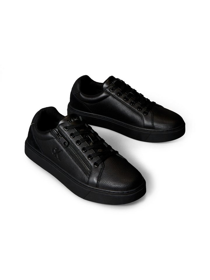 Calvin Klein Jeans CLASSIC CUP LACEUP ZIP LTH Sneaker Schnürschuh, Freizeitschuh, im Basic-Design
