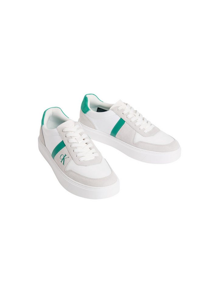 Calvin Klein Jeans CLASSIC CUPS LACE MIX EMB TONGUE Sneaker Schnürschuh, Basket-Sneaker, Freizeitschuh in sportiver Optik