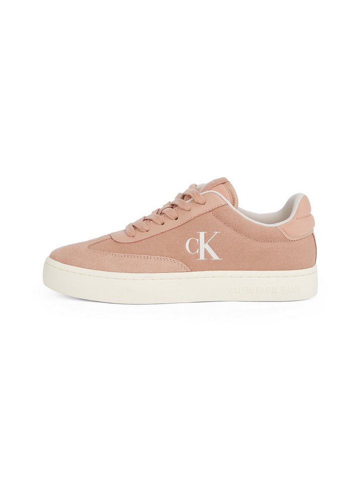 Calvin Klein Jeans CLASSIC CUPSOLE LOW MIX MG WN Sneaker, Schnürschuh, Freizeitschuh, Halbschuh mit Logoschriftzug seitlich