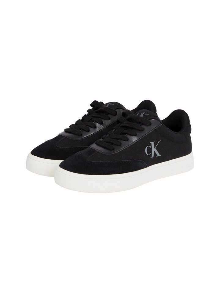 Calvin Klein Jeans CLASSIC CUPSOLE LOW MIX MG WN Sneaker, Schnürschuh, Freizeitschuh, Halbschuh mit Logoschriftzug seitlich