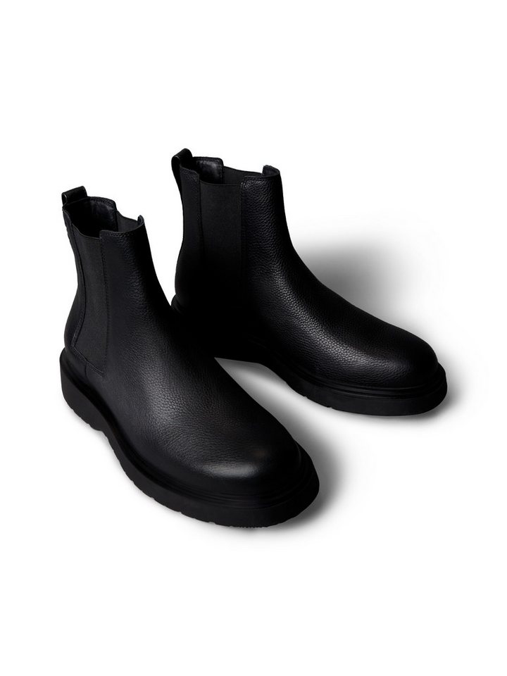 Calvin Klein Jeans COMBAT ESS CHELSEA BOOT LTH Chelseaboots Klassik-Stiefelette, Schlupfboots mit Stretcheinsätze