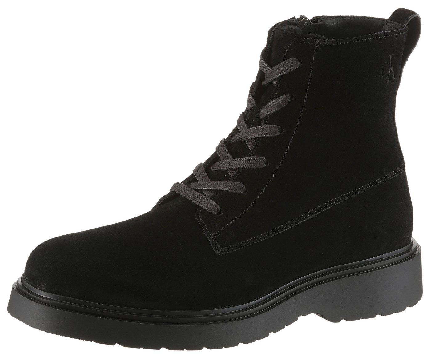 Calvin Klein Jeans COMBAT ESS LACE UP ZIP BOOT SU Schnürboots Schnürstiefelette, Boots mit Anziehlasche