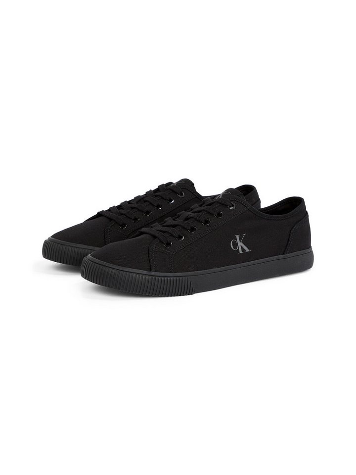 Calvin Klein Jeans ESS VULC LOW MG CANVAS Sneaker Schnürschuh, Halbschuh, Freizeitschuh in klassischer Optik