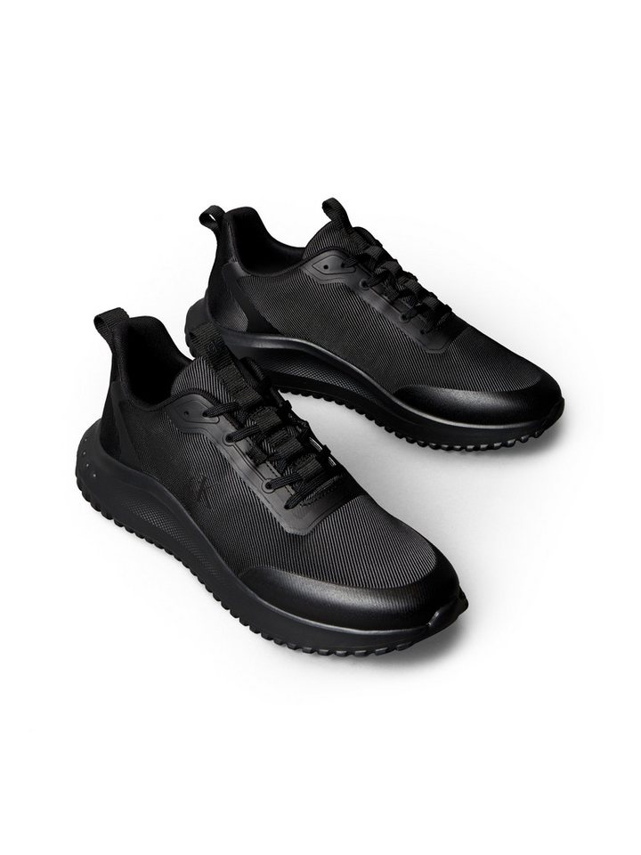 Calvin Klein Jeans EVA RUNNER LACE UP MAT MIX Sneaker Freizeitschuh, Schnürschuh, Halbschuh mit Anziehlasche