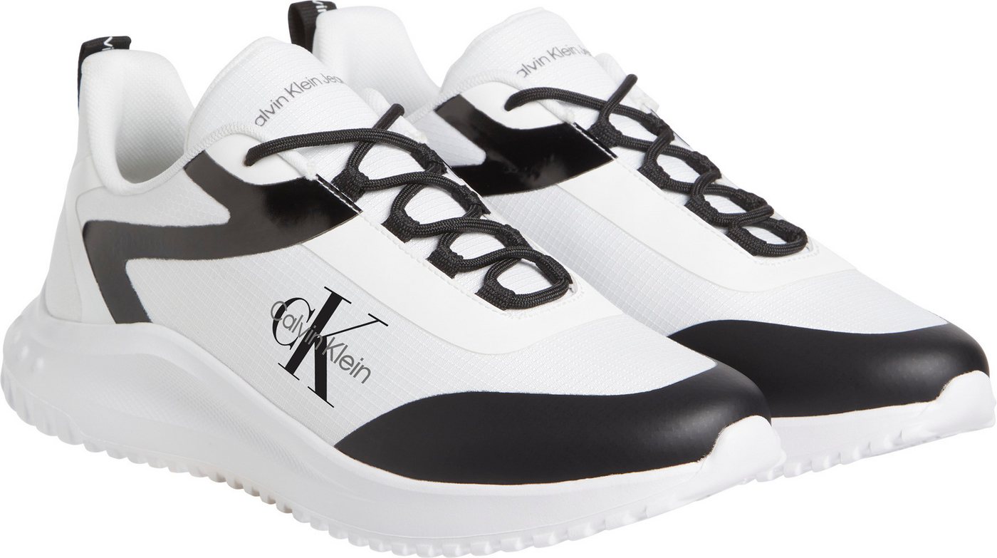 Calvin Klein Jeans EVA RUNNER LOW LACE ML MIX II Sneaker Freizeitschuh, Halbschuh, Schnürschuh mit CK-Logo