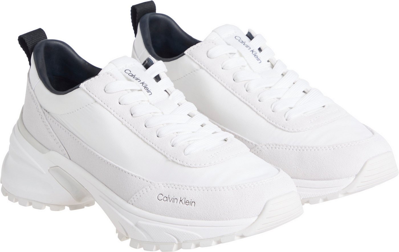 Calvin Klein Jeans HIKE RUNNER MG NYLON MIX Plateausneaker Freizeitschuh, Halbschuh, Schnürschuh mit Profilsohle