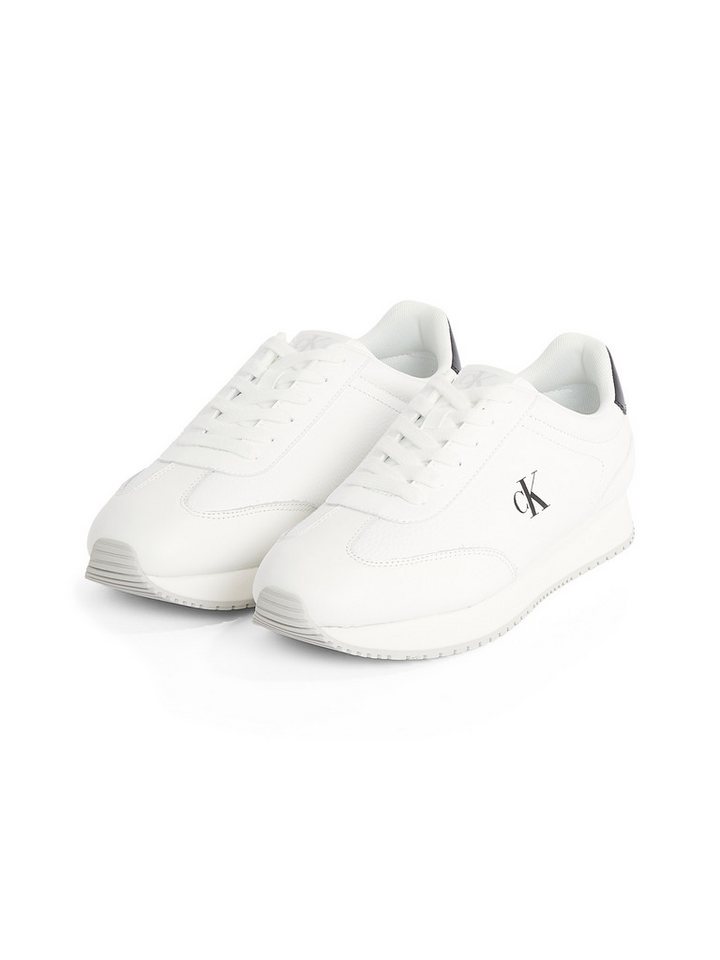 Calvin Klein Jeans RUNNER LACEUP TC Plateausneaker, Freizeitschuh, Halbschuh, Schnürschuh mit Kontrast-Logo