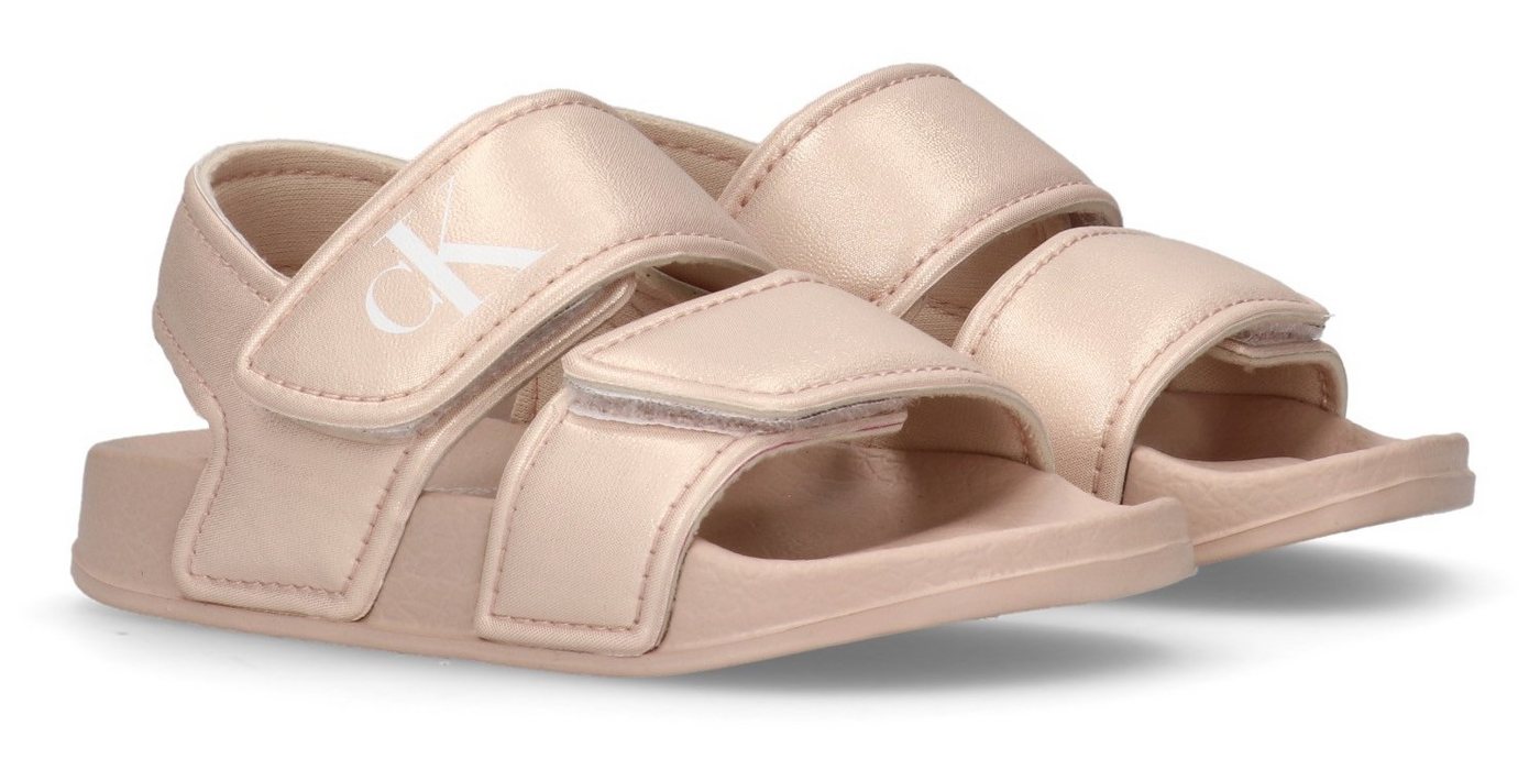 Calvin Klein Jeans Sandale, Badesandale, Klettschuh, Strandschuh mit Klettverschluss