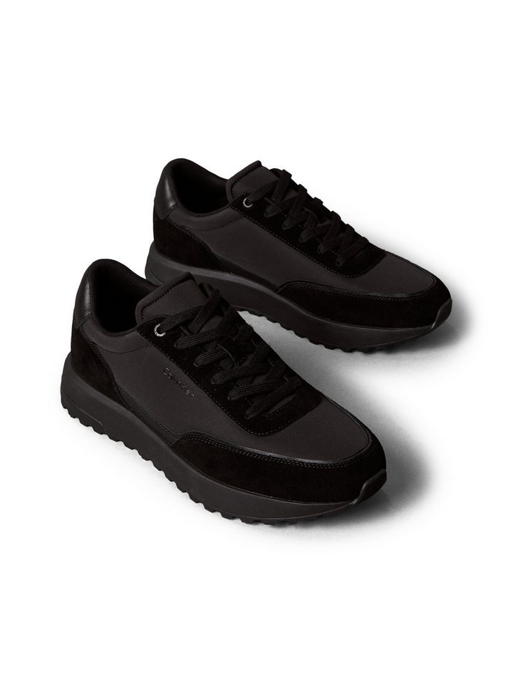 Calvin Klein LOW TOP LACE UP REPREVE MIX Plateausneaker Schnürschuh, Halbschuh, Freizeitschuh mit Profilsohle