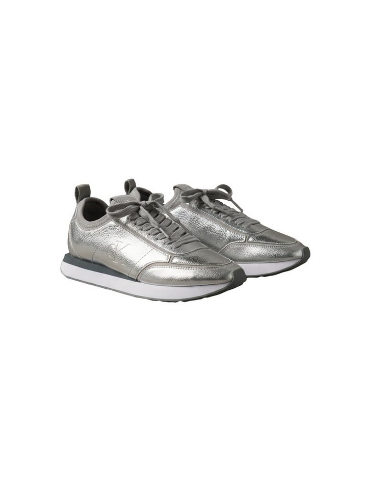 Calvin Klein RETRO RUNNER METALLIC Plateausneaker Trendsneaker, Businesssneaker, Halbschuh mit Anziehlasche