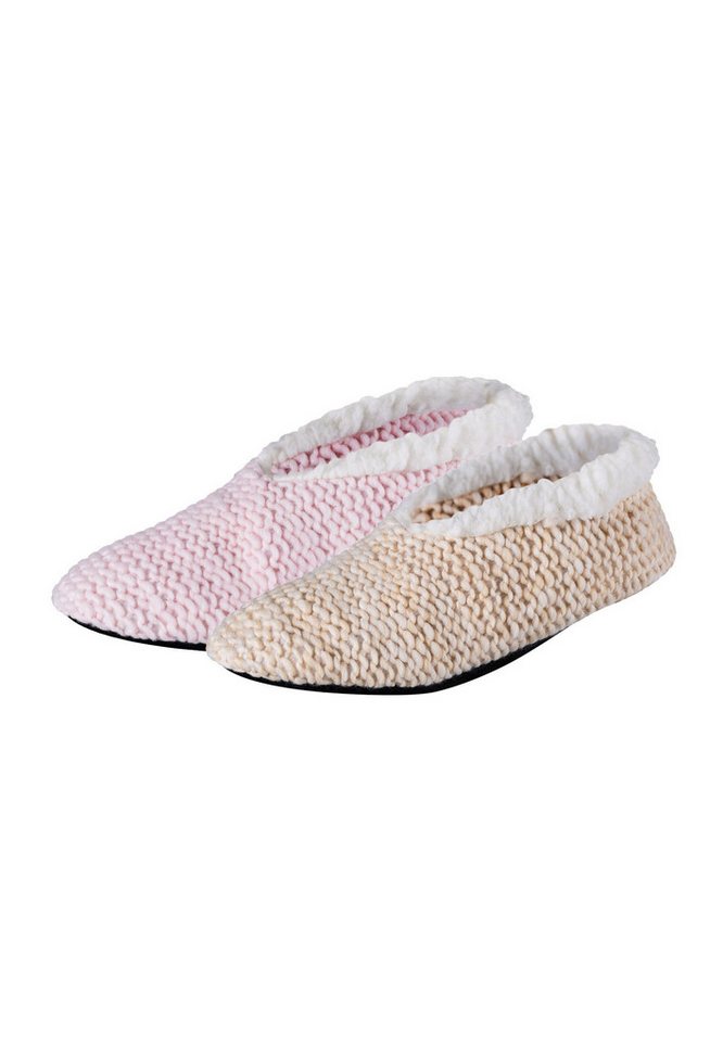 CAMANO Slipper 2er Pack Hausschuh