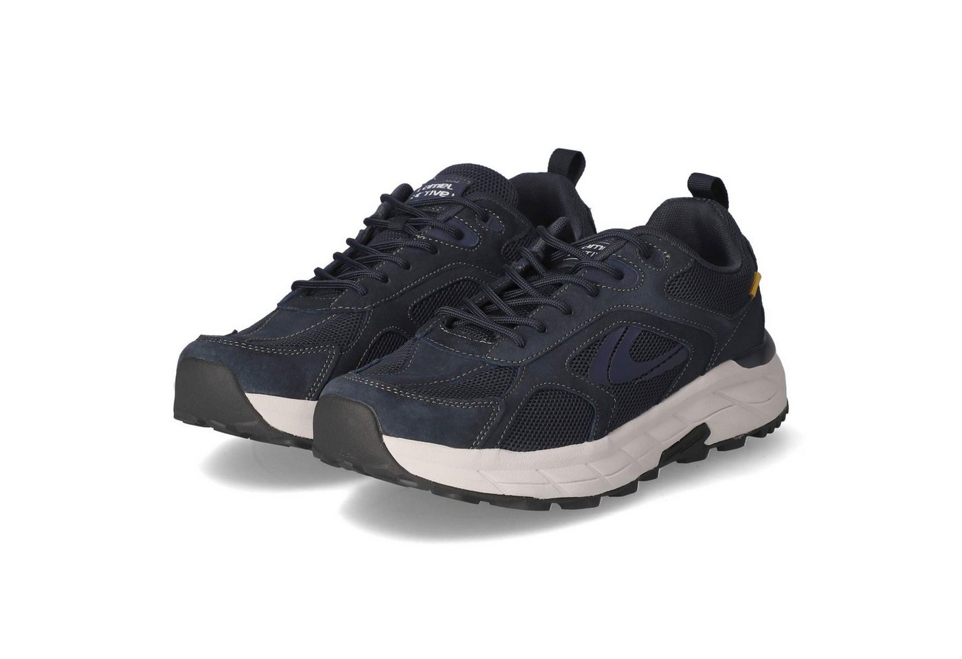 camel active 54CCA08-347-660 Herren Leder & Textil blue Schnürschuh
