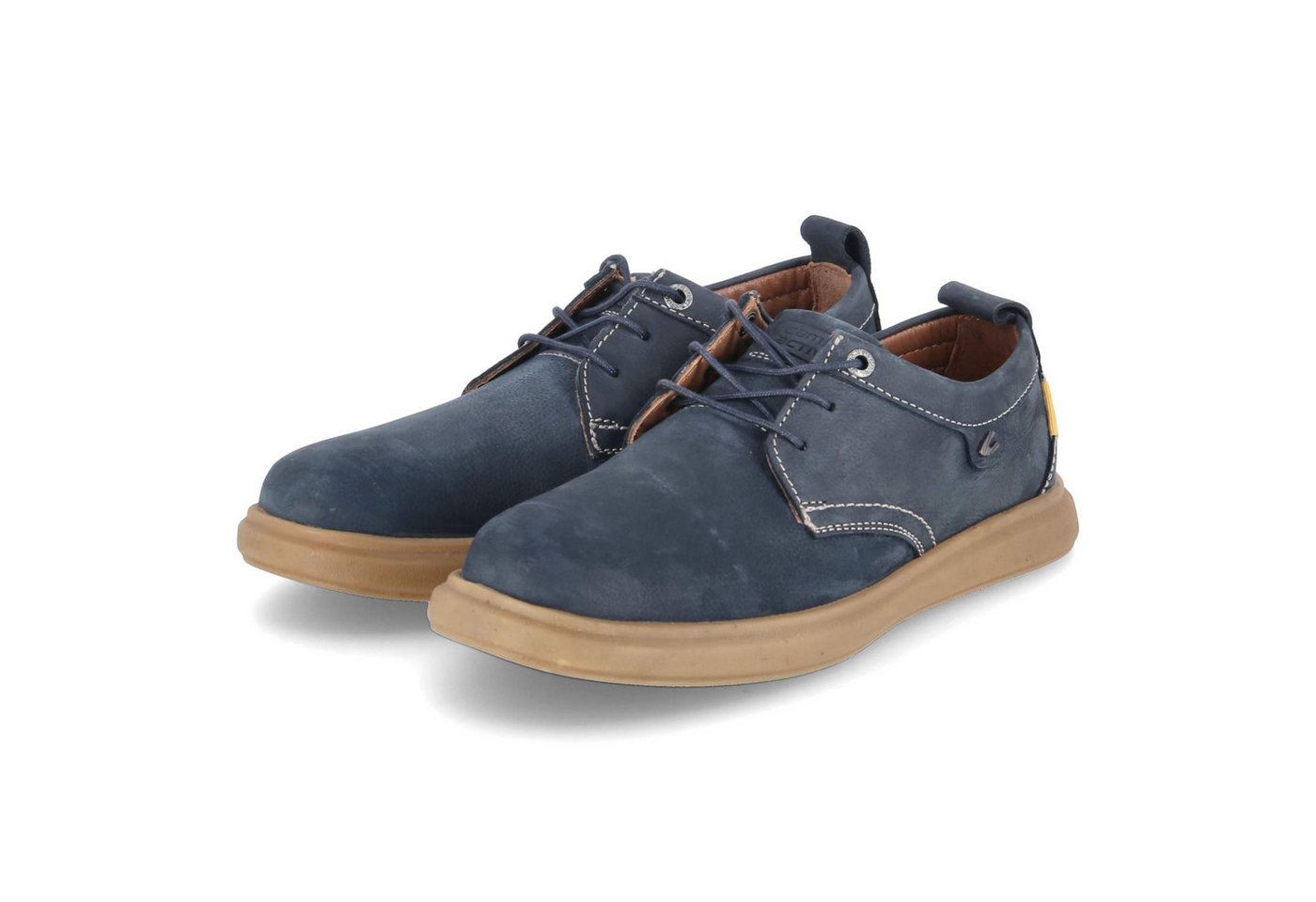 camel active 56CWA01-350-660 Herren Rauleder blau Schnürschuh