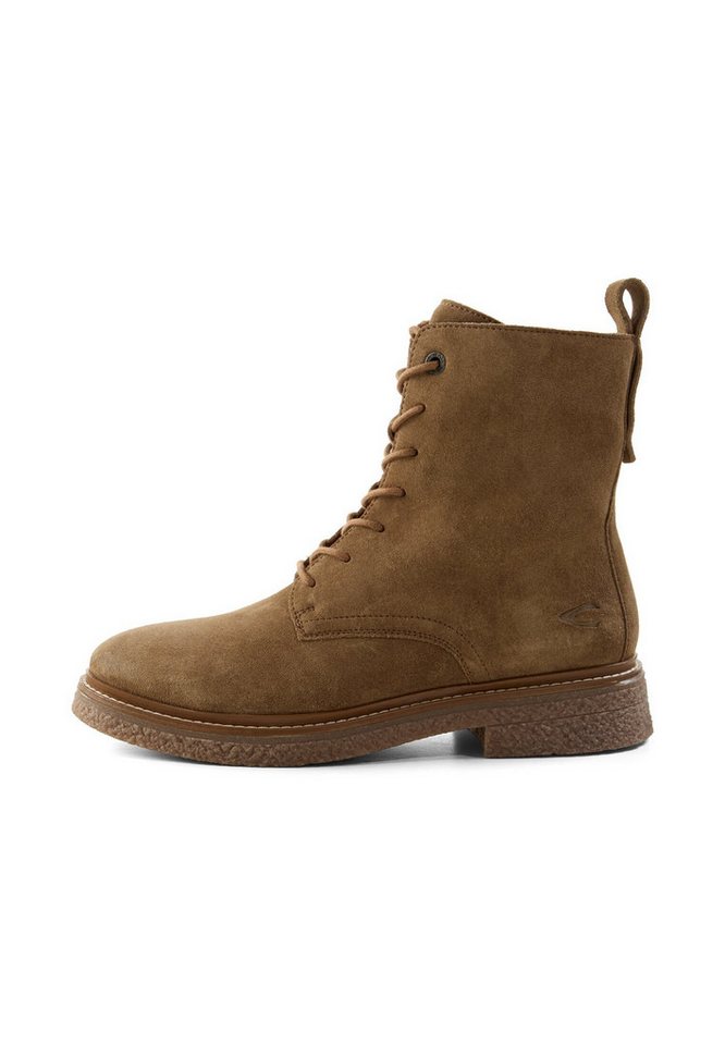 camel active aus echtem Leder Schnürstiefelette