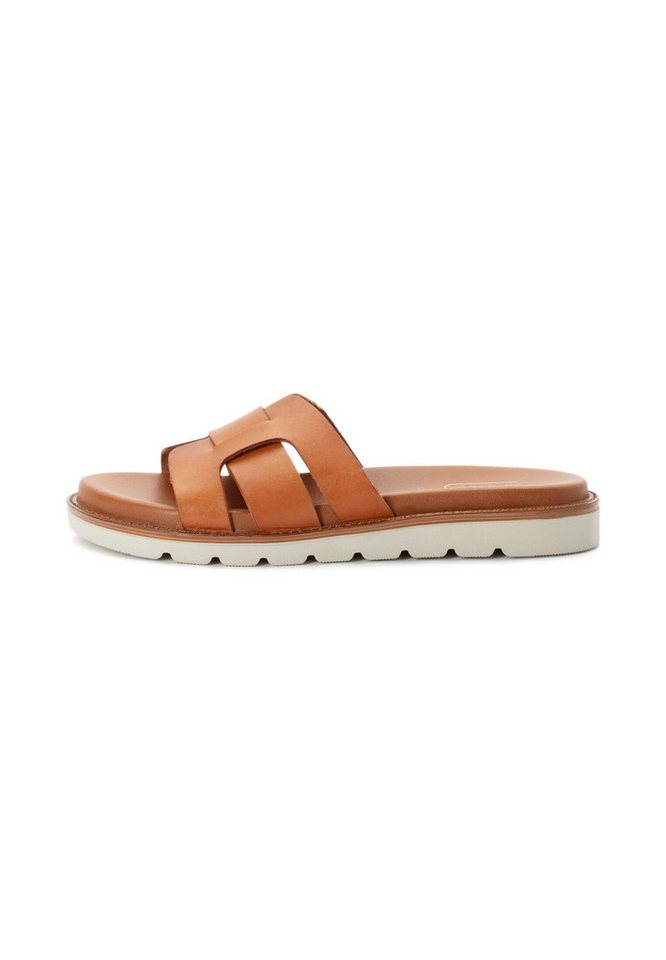 camel active aus Leder Riemchensandale (braun)