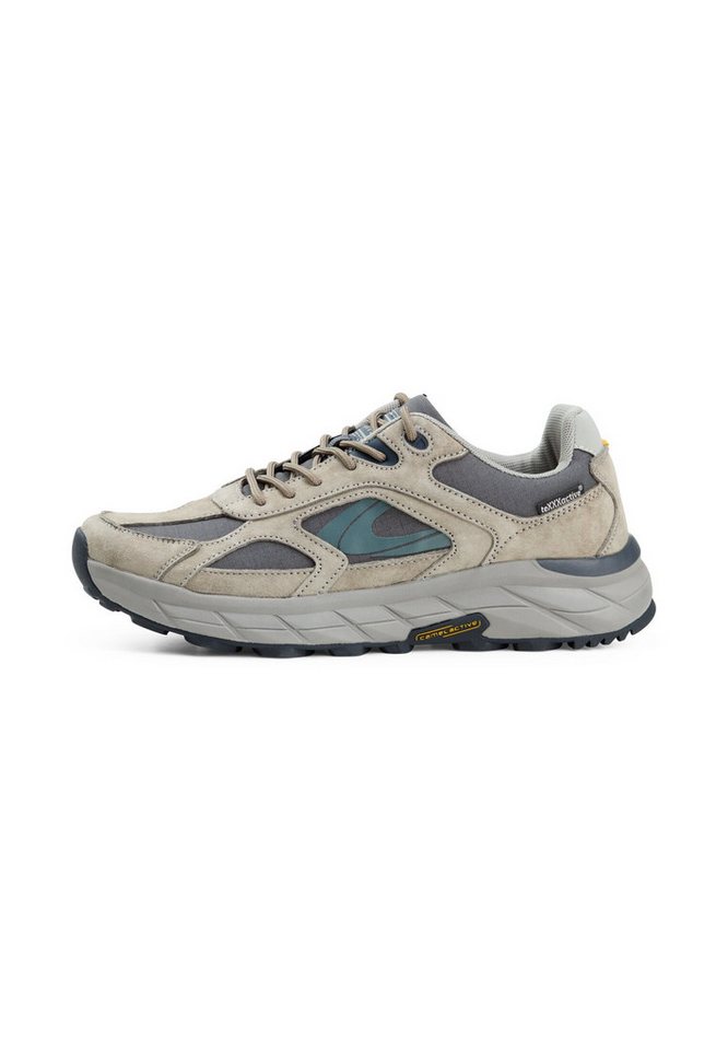 camel active aus Nubukleder Sneaker (beige/blau)