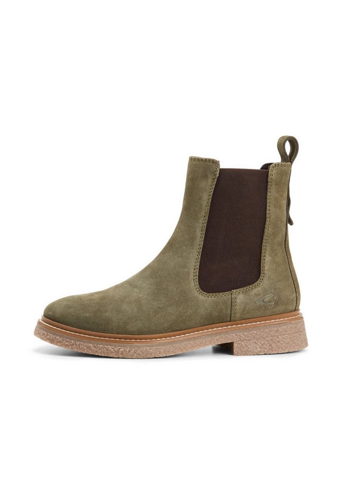 camel active aus Veloursleder Stiefelette (grün)