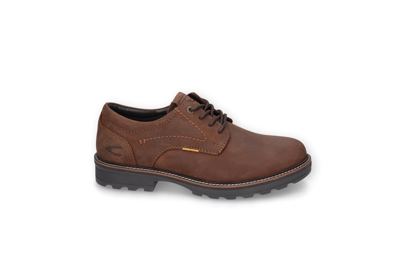 camel active Low Cut crazy horse CAFE Schnürschuh