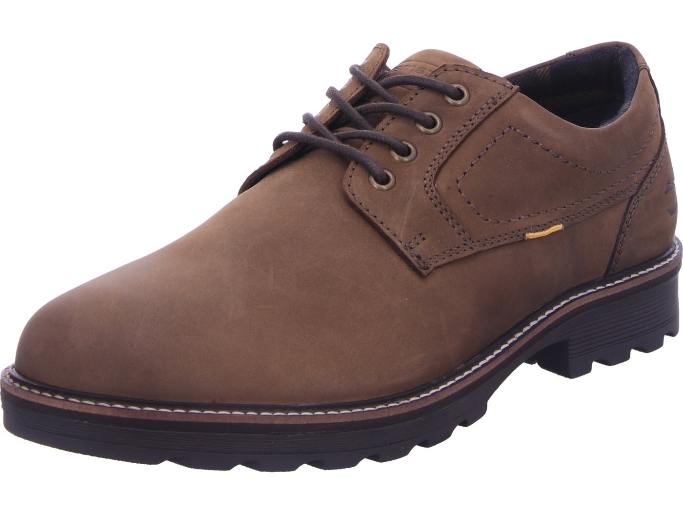 camel active Schnürschuh echtes Leder