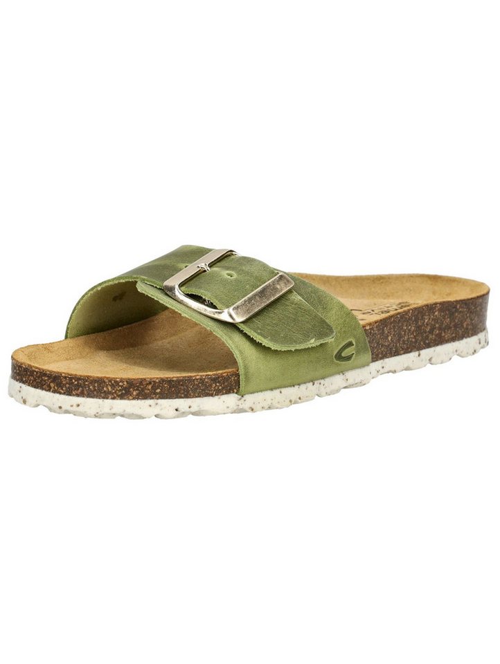 camel active Pantoletten Leder Pantolette (grün)