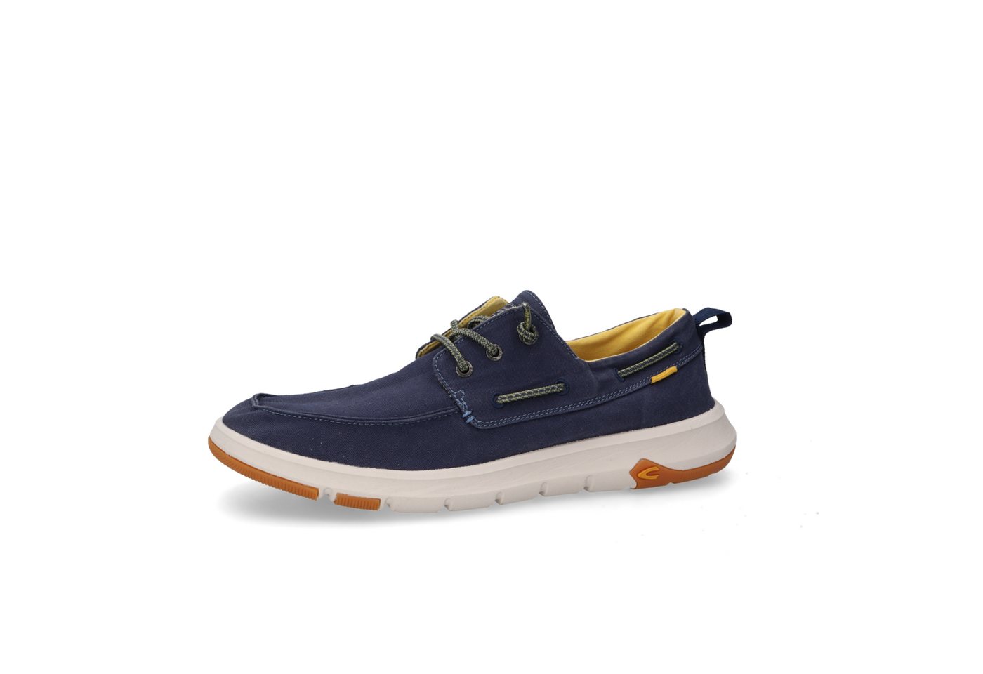 camel active Slipper Schlupfschuh, Bootsschuh mit attraktiver Ziernaht und Durchzügen