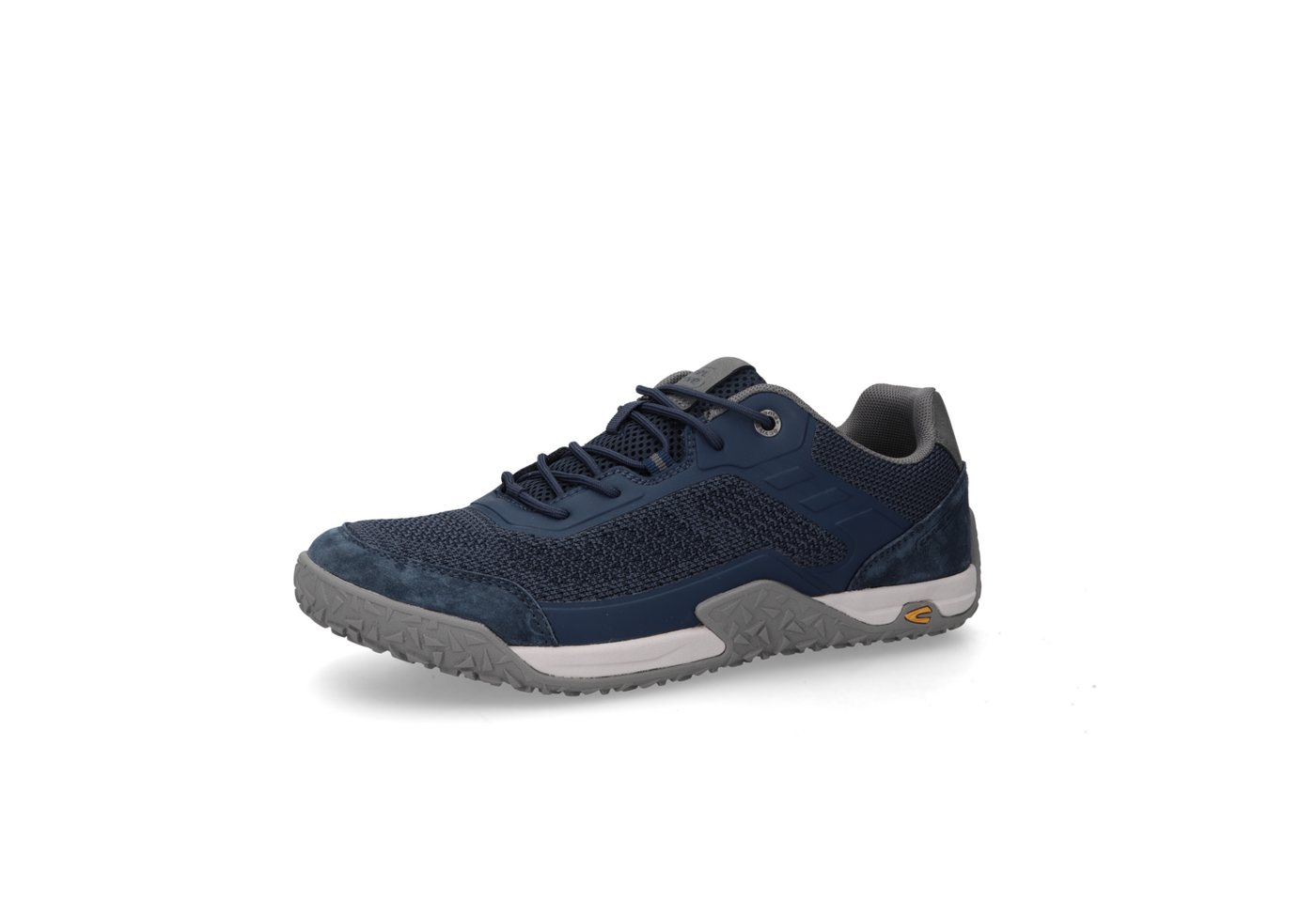 camel active Sneaker Freizeitschuh, Halbschuh, Schnürschuh im Materialmix (blau)