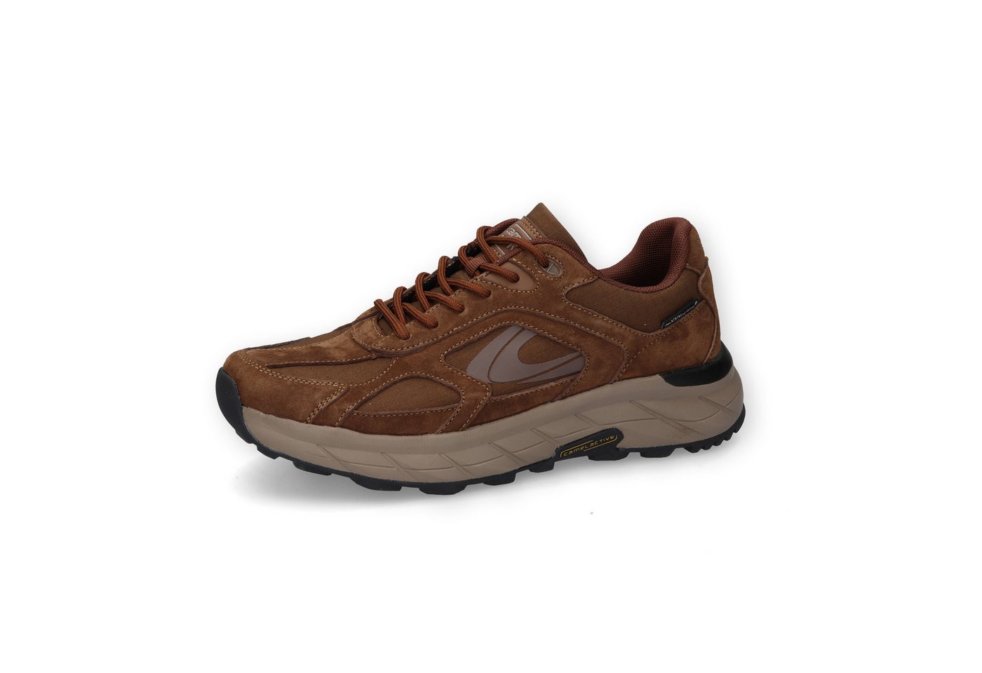 camel active Sneaker pig nubuk/textile BRAUN Sneaker