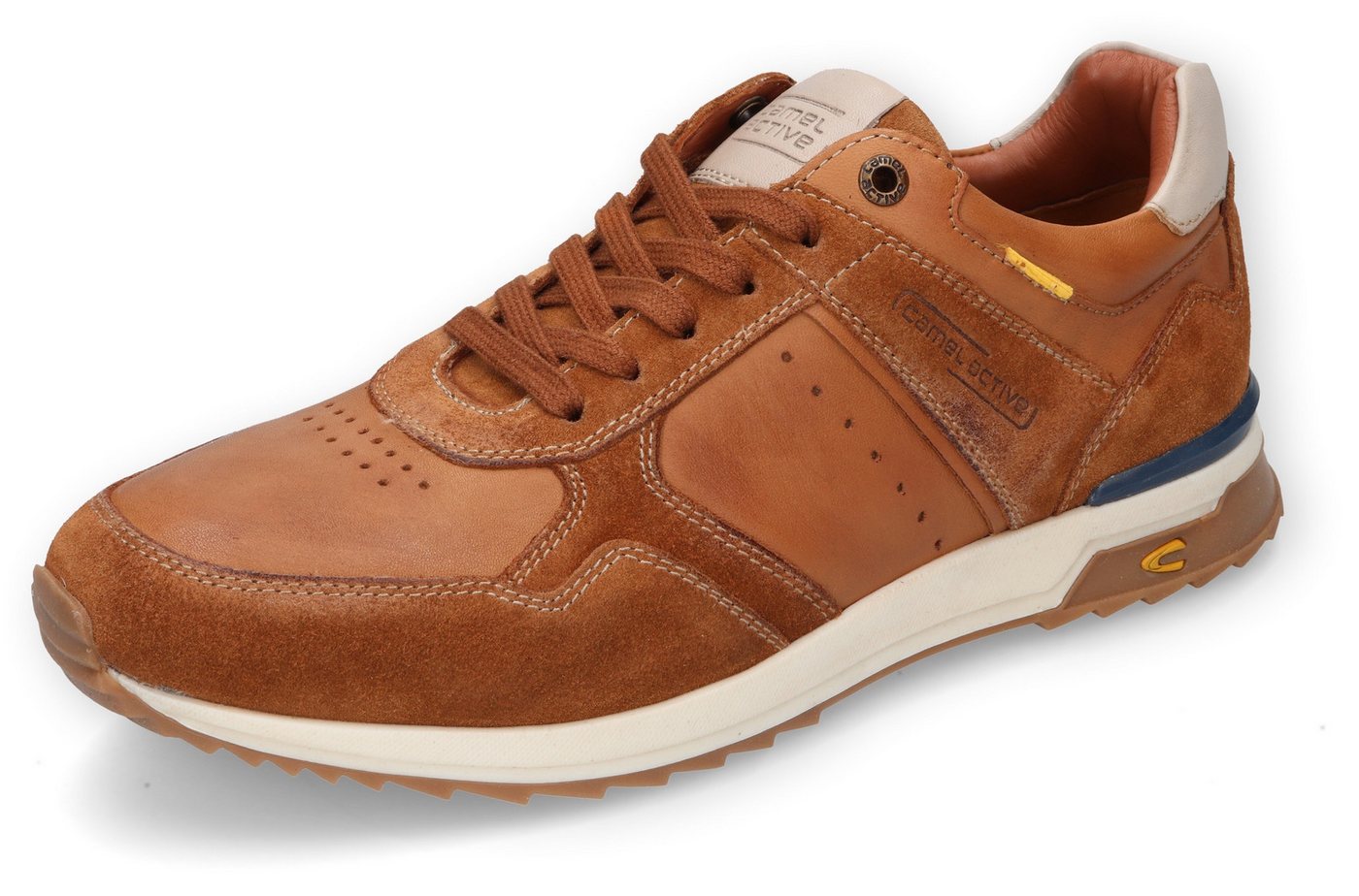 camel active Sneaker Runner Sneaker, Schnürschuh, Freizeitschuh mit Lederfutter