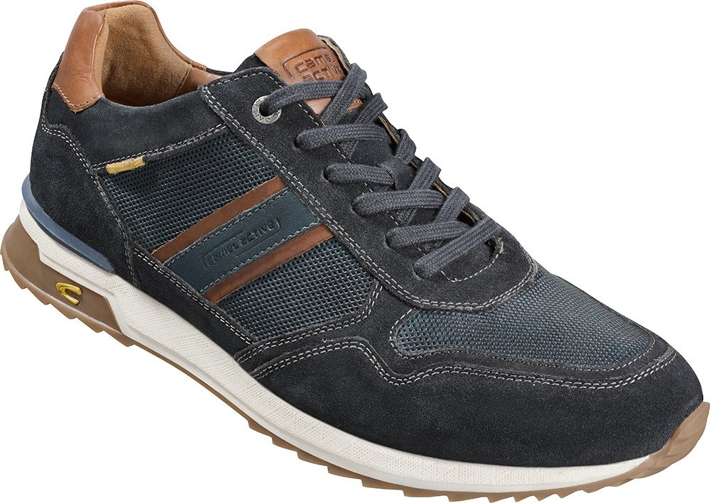 camel active Sneaker Rutschfeste Laufsohle mit optimaler Auftrittsdämpfung (blau)