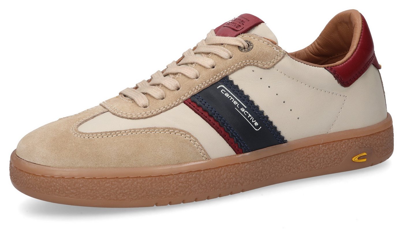 camel active Sneaker, Schnürschuh, Retro Sneaker, Freizeischuh mit Logoschriftzug